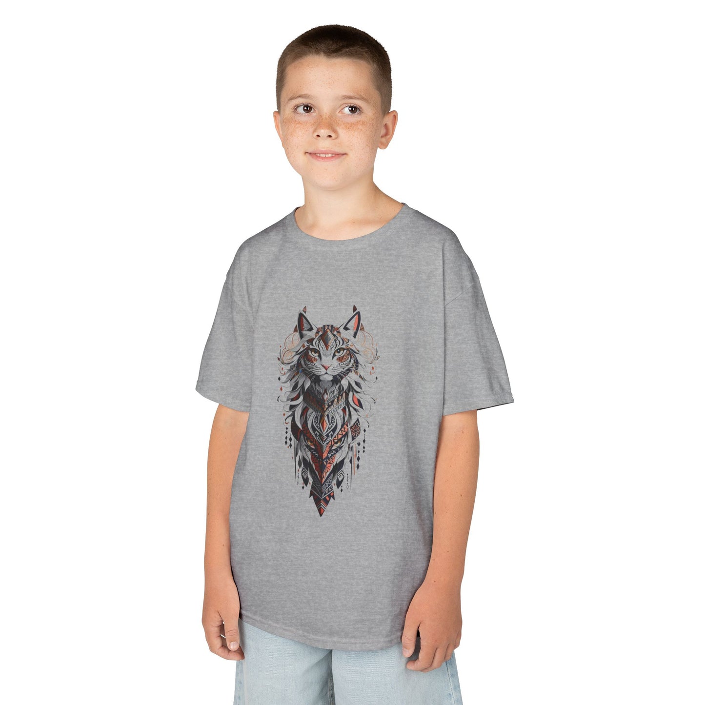 Cat Spirit Kids Gildan 5000B Heavy Cotton™ Tee