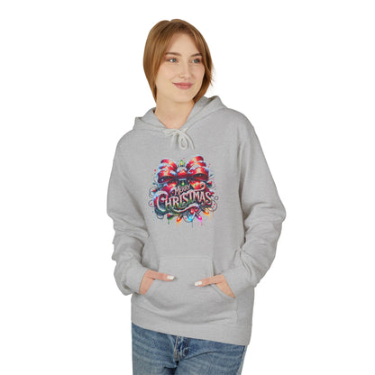 Christmas-Themed Unisex Midweight Softstyle Fleece Hoodie