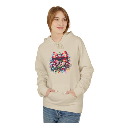 Christmas-Themed Unisex Midweight Softstyle Fleece Hoodie