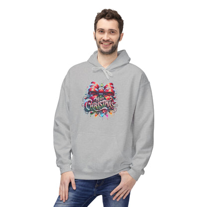 Christmas-Themed Unisex Midweight Softstyle Fleece Hoodie